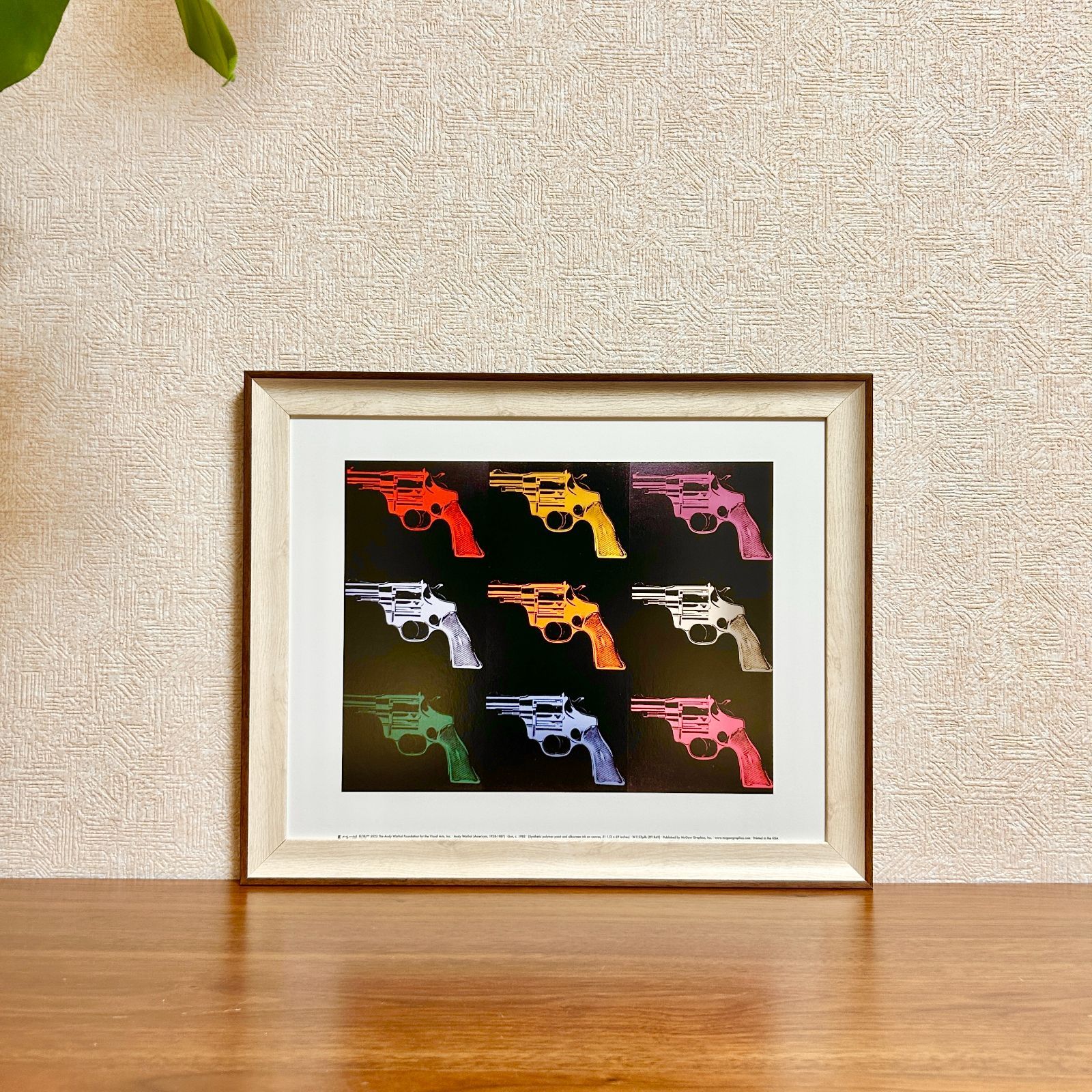オリジナルアート商品＊ポップアート＊額縁付き 新品☆額縁付アートポスター(BRUCE MCGAW GRAPHICS)☆アンディ