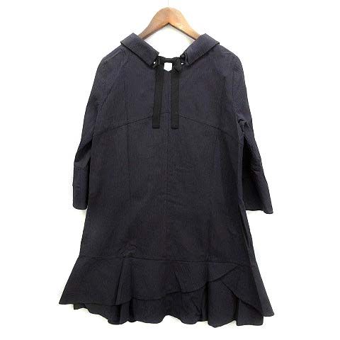 トゥービーシック TO BE CHIC シアサッカー ストレッチ ペプラム 