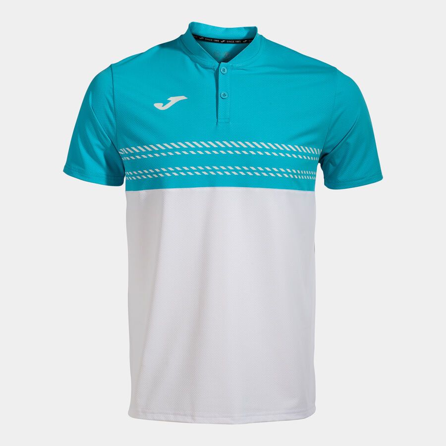 【JOMA】Smash Short Sleeve Polo ホワイトプルー Tシャツ