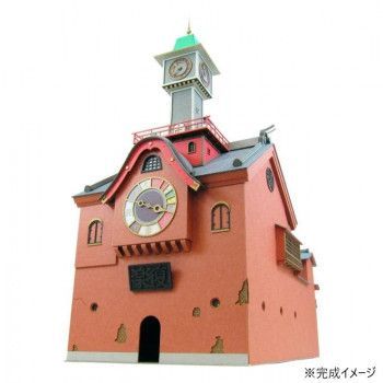 スタジオジブリ作品シリーズ S MIX 時計塔 MK07-27 ジオラマ ペーパークラフト ミニチュアアート アート インテリア キット