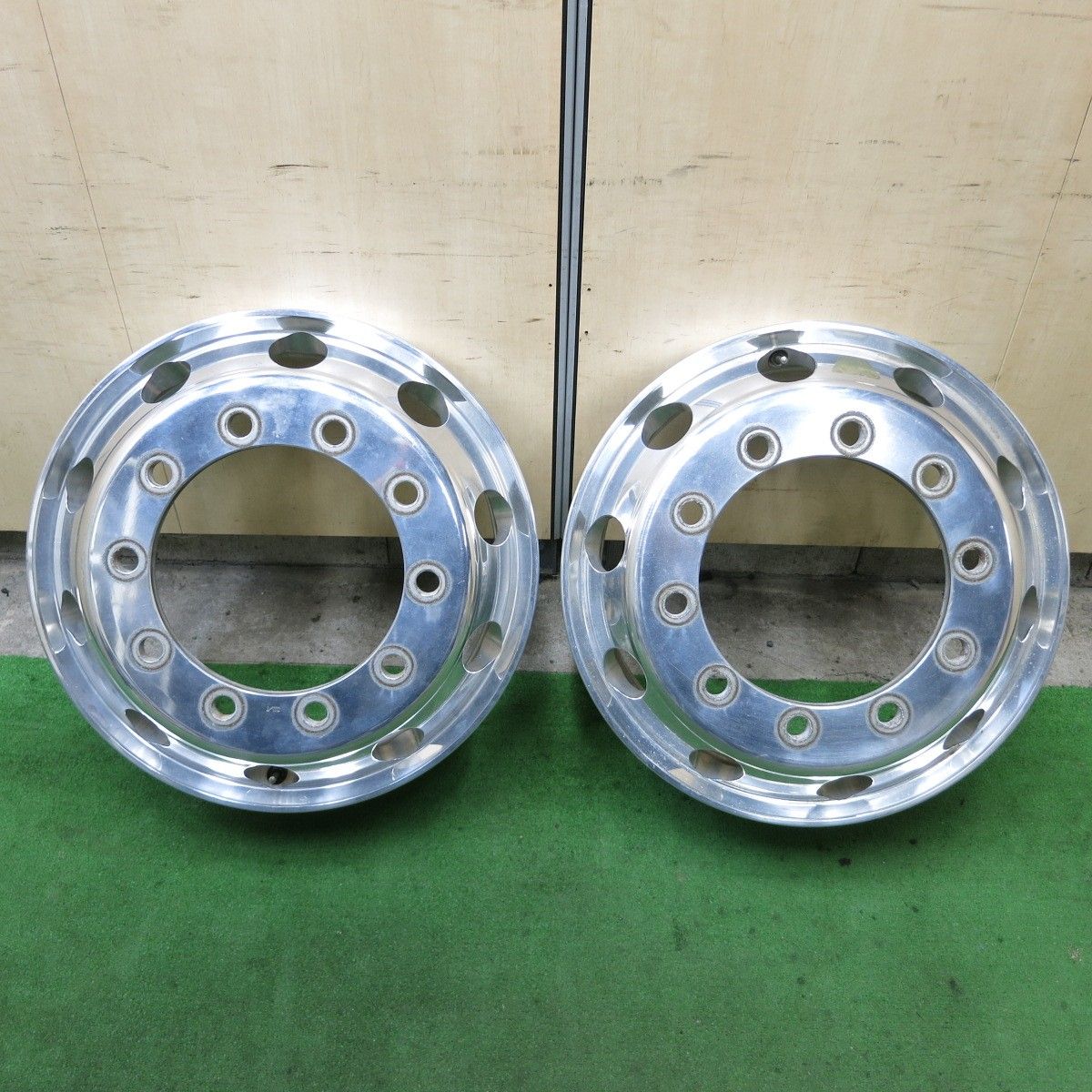 送料無料 2本価格 トラック ALCOA アルミ ホイール 22.5インチ 22.5×7.50 アルコア PCD335|10H 5100706ナホ