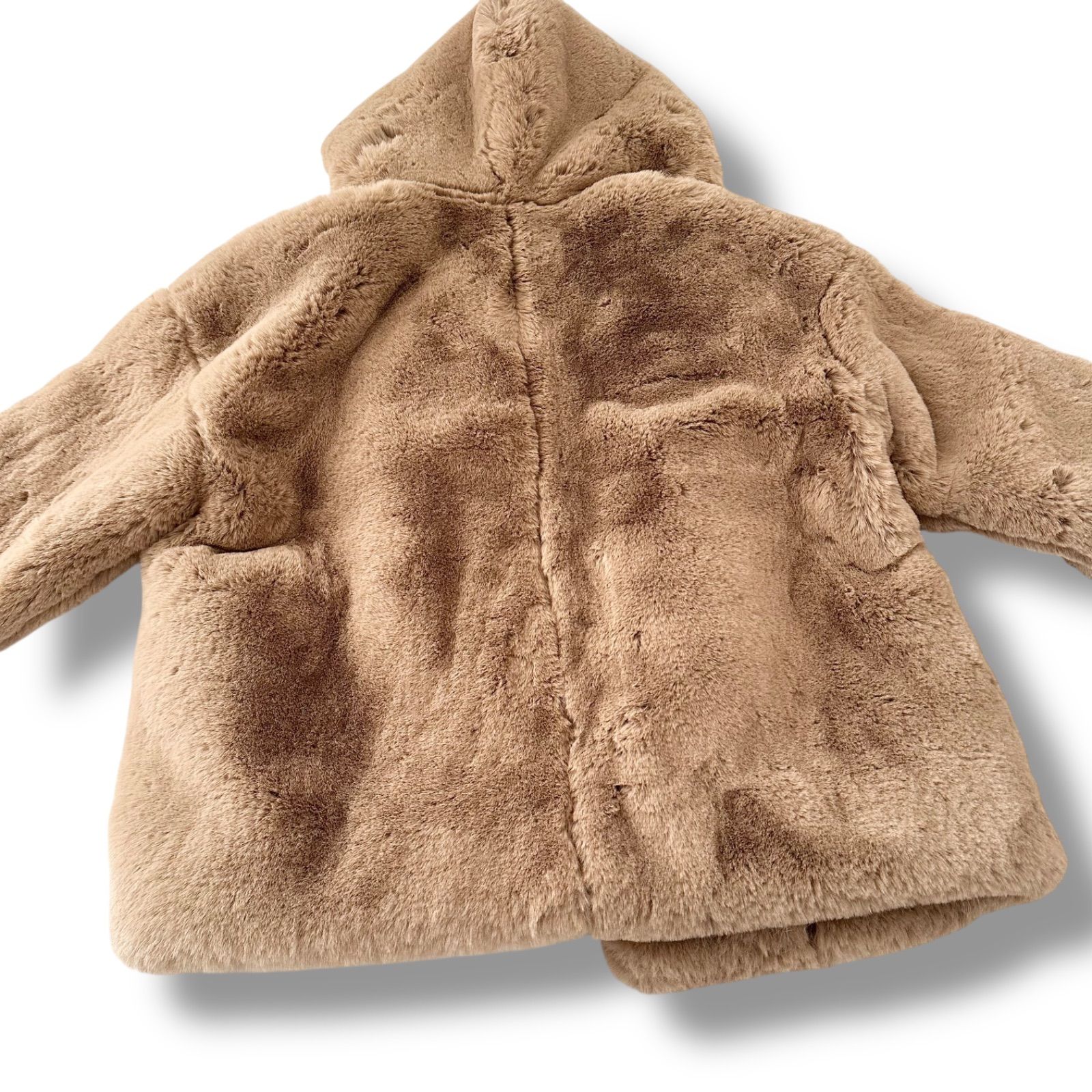 エストネーション フェイクファーコート フード アウター