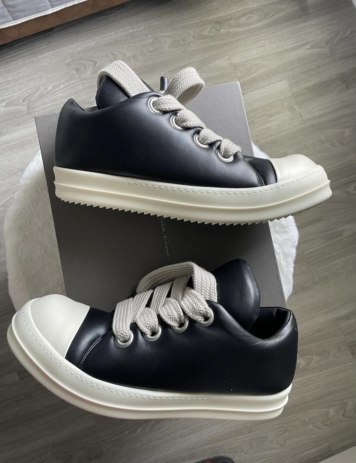 Rick Owens ラモーンズ ビッグシューレース スニーカー 40サイズ