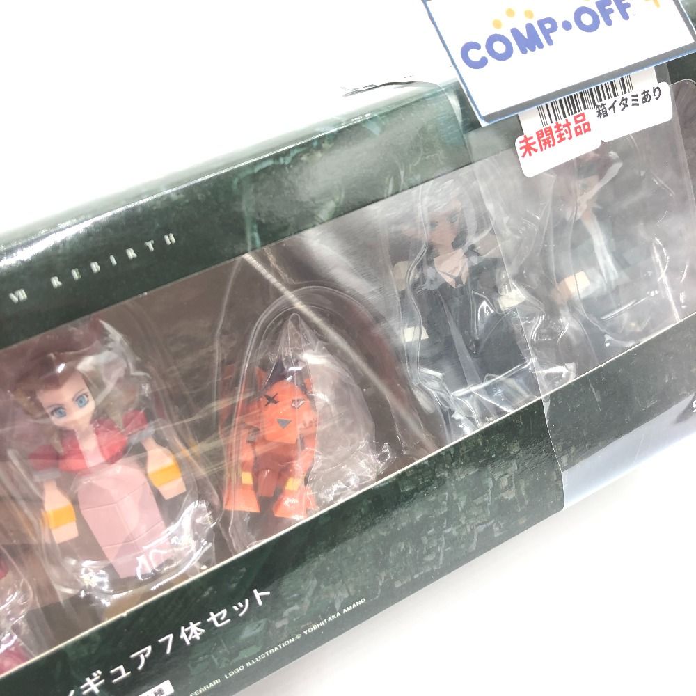 SQUARE ENIX - ファイナルファンタジー７　ミニフィギュア　７体セット FINAL FANTASY Ⅶ REBIRTH発売記念くじ D賞 ミニフィギュア7体