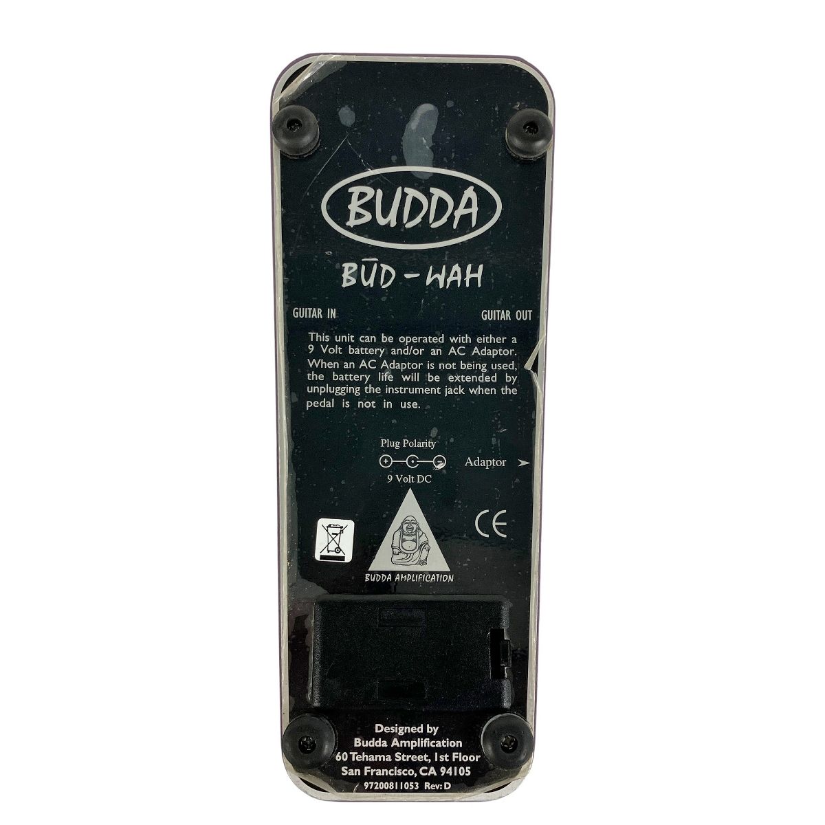 BUDDA ワウペダル　ジャンク BUDDA BUD-WAH ワウペダル ギター エフェクター ブッダ 音響機材