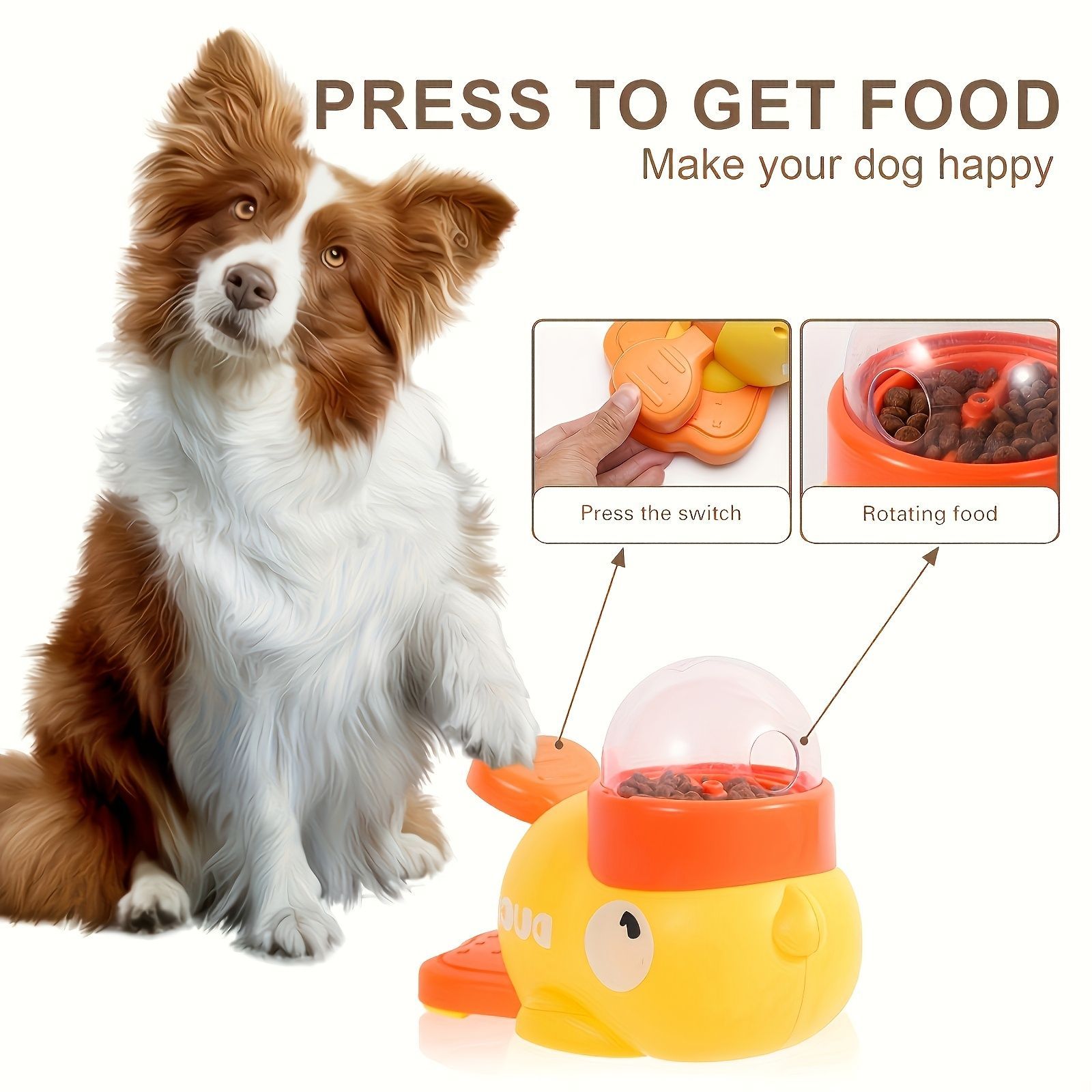 Amazon | おやつディスペンサー犬のおもちゃ、インタラクティブ
