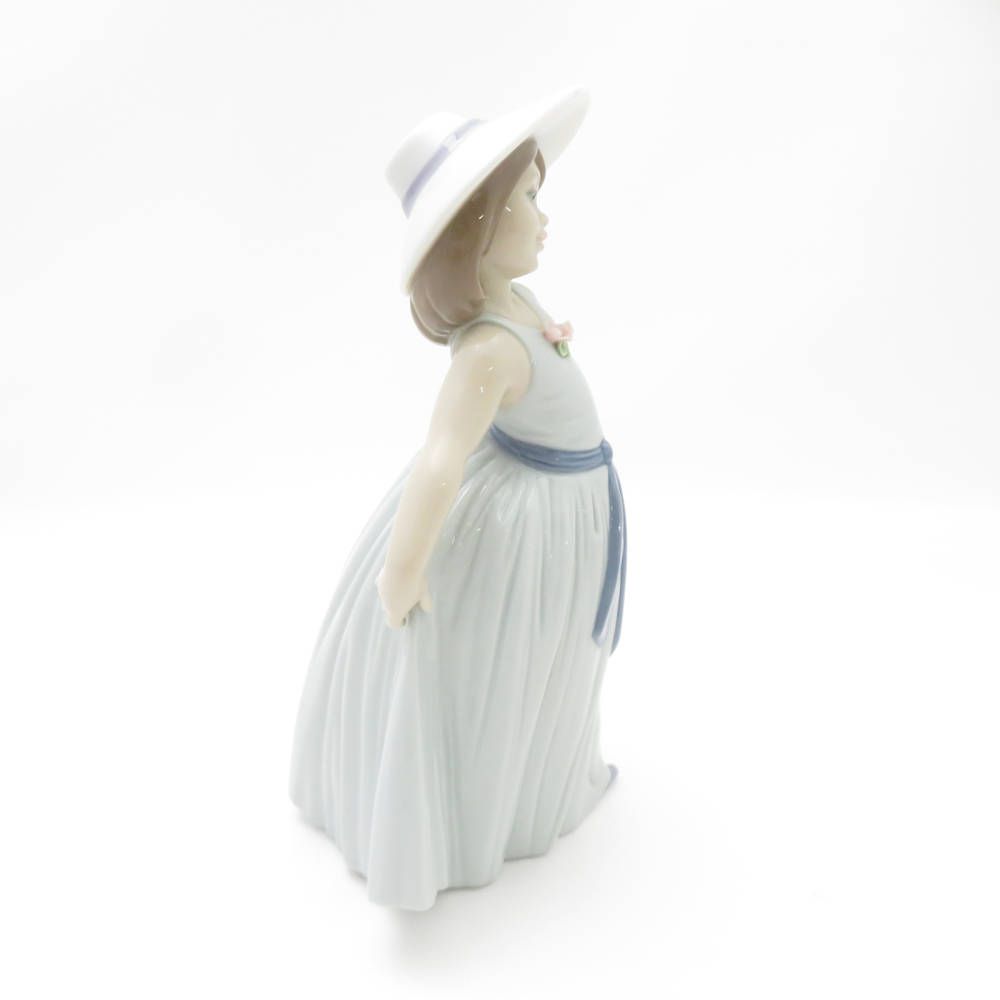 LLADPO リアドロ 少女 6275 中古】LLADRO リヤドロ 6275 可愛いロシータ 少女 陶器 置物