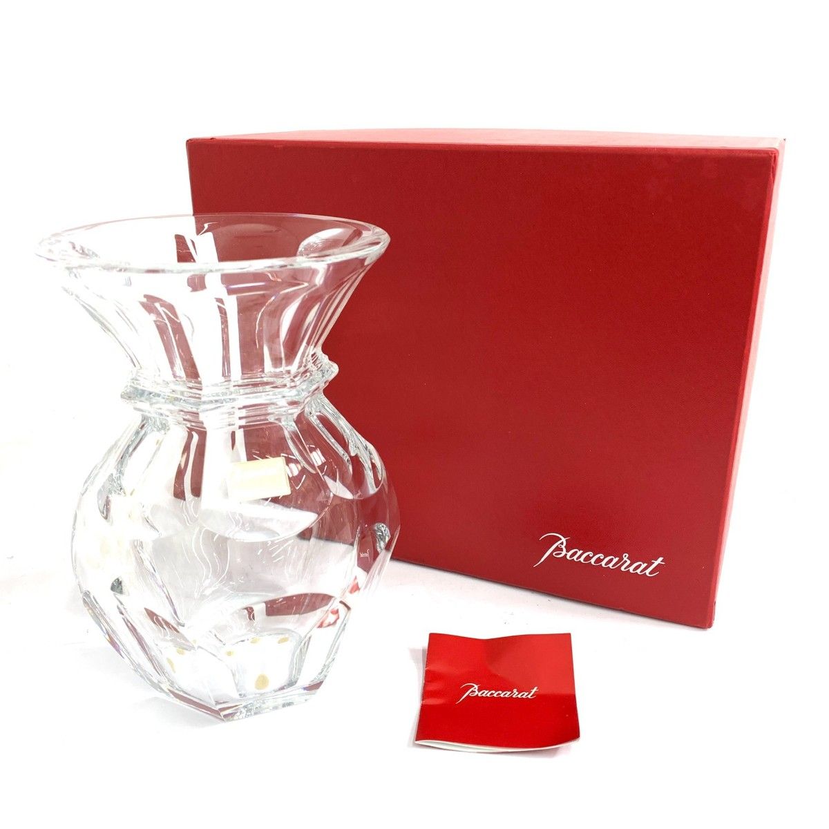 Baccarat クリスタル花瓶 高さ約20cm 楽天市場】【名入れ可有料】バカラ Baccarat ベース 花瓶