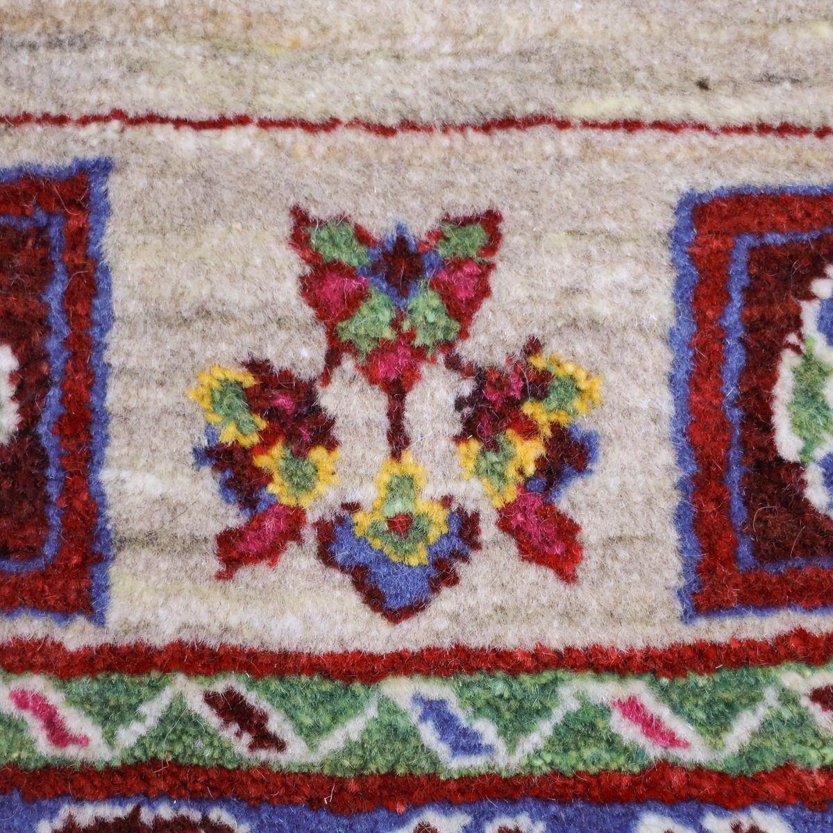 超大判 トルコ カイセリ ヴィンテージラグ ナチュラル 上質 57×106