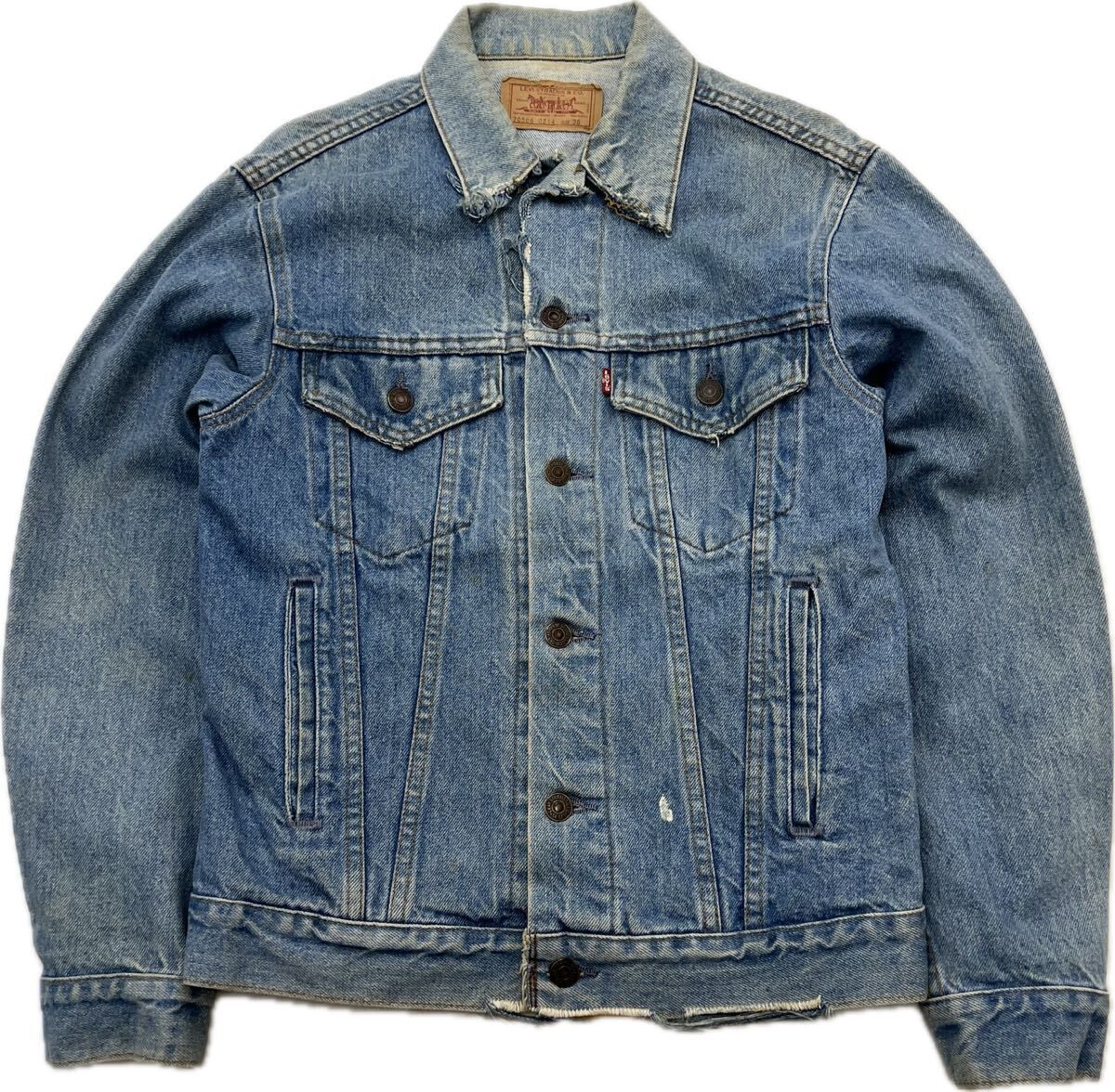 80s ☆ LEVIS ☆ リーバイス 70506-0214 USA製 ダメージ デニム 