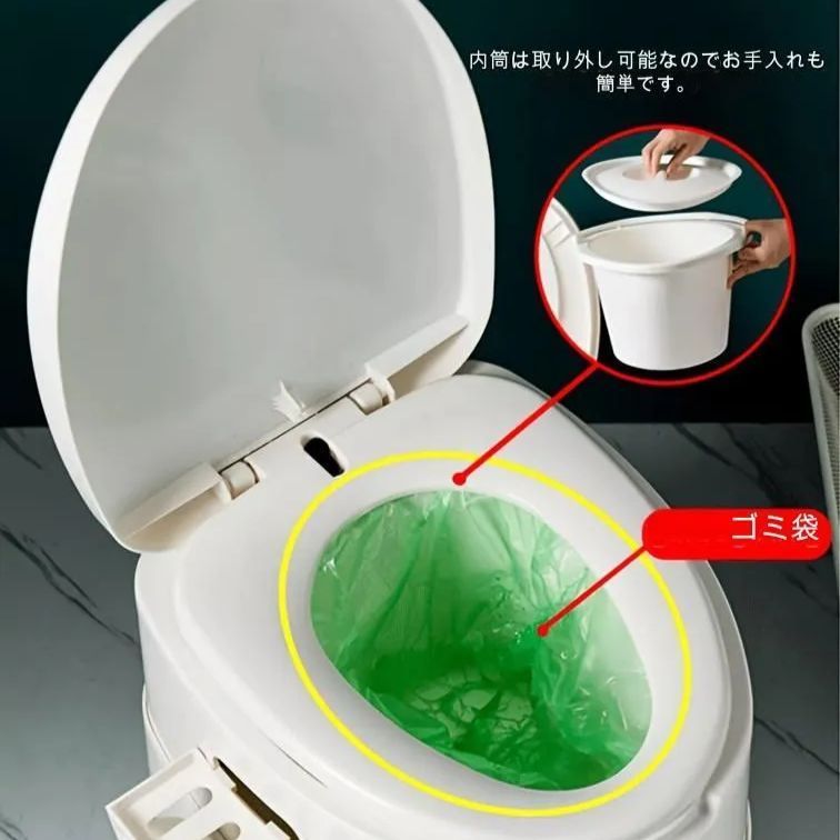 再入荷、送料無料。 ポータブル分離式トイレ キャンプ 釣り テント 簡易トイレ ポータブルトイレ キャンプ用トイレ RV旅行用トイレ ハイキング 部屋用 白 ホワイト 品質保証で、高速配送！