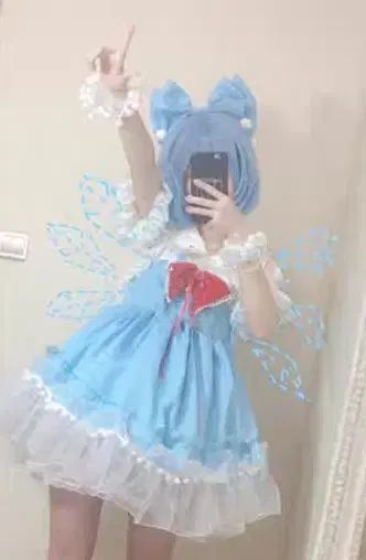東方 プロジェクト チルノ コスプレ セット 東方project チルノ