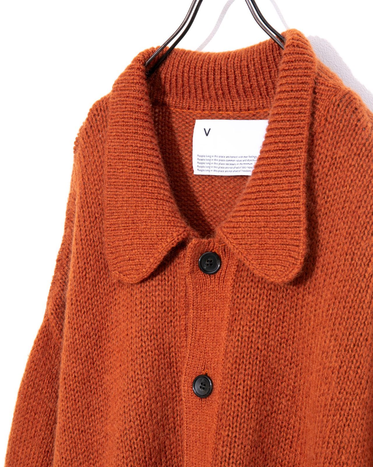 VOAAOV ヴォアーブ MOHAIR KNIT Blouson Cardiganモヘアブルゾン