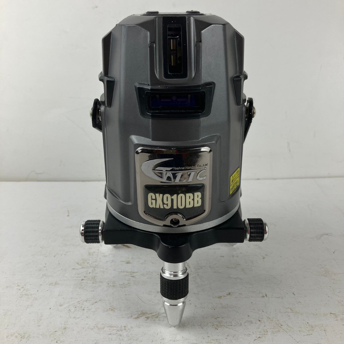 ЗЗテクノ販売 グリーンレーザー レーザー墨出し器 受光器 バッテリーx2 アダプタ ケース付 GX910BB ブラック