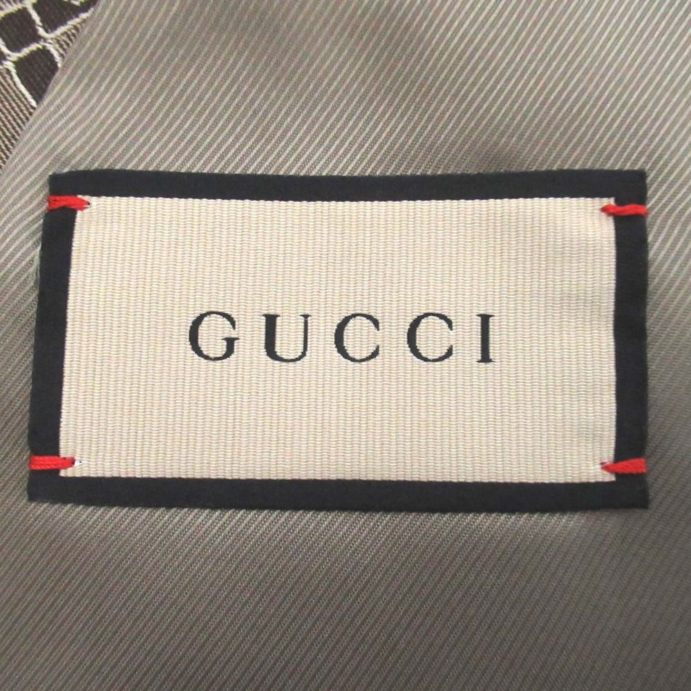 極美品◎グッチ　テーラードジャケット　フローラ　ホースビット　花柄　2B 極美品◎グッチ テーラードジャケット フローラ ホースビット 花