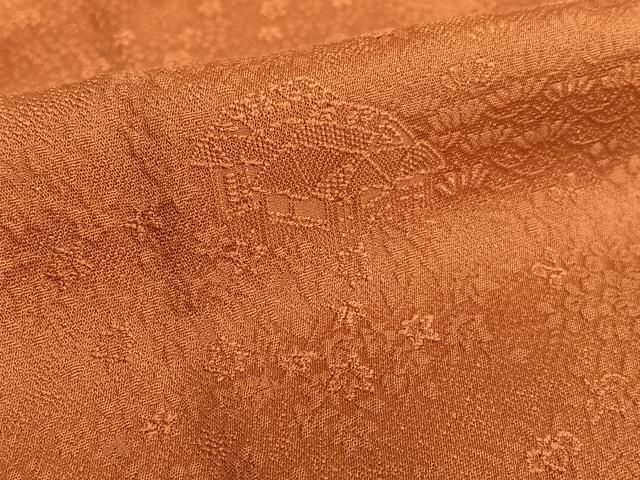 平和屋着物○本加賀友禅作家 柿本一郎監修 色無地 天蚕糸 縫取 風景