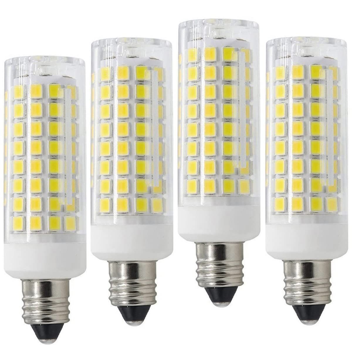 【在庫処分】Led電球 E11口金 昼光色（7W）一般電球60W形相当 ハロゲンランプ相当 セラミックス 調光対応 全方向 トウモロコシライト JD 100V 4個入り