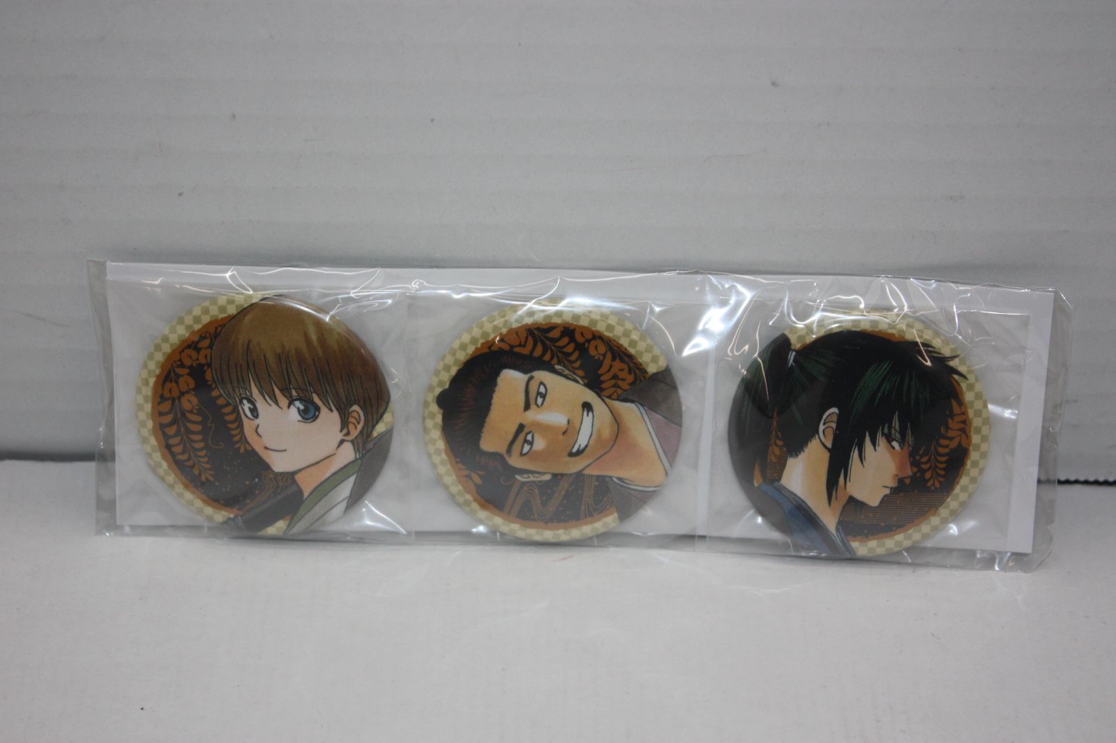 0945・銀魂 大銀魂展 真選組Ver. ミニ缶バッジ セット 近藤 土方