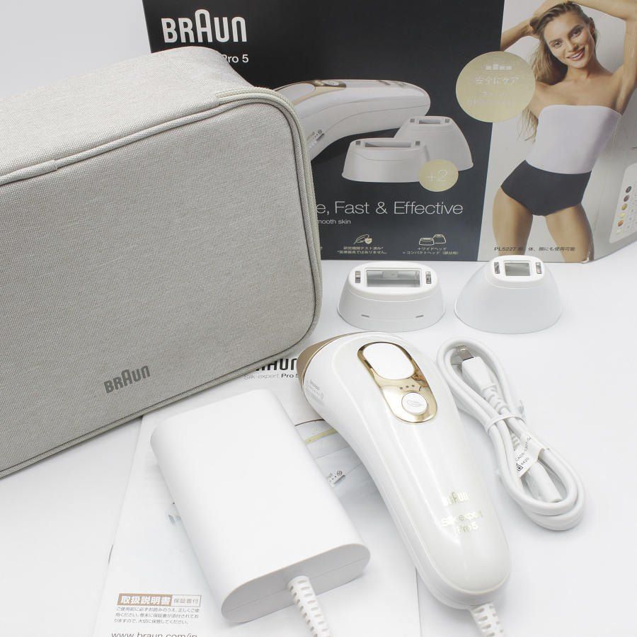 BRAUN ブラウン シルクエキスパート Pro5  PL5227 新品未使用ブラウン シルクエキスパート Pro5 PL5227 ほぼ未使用