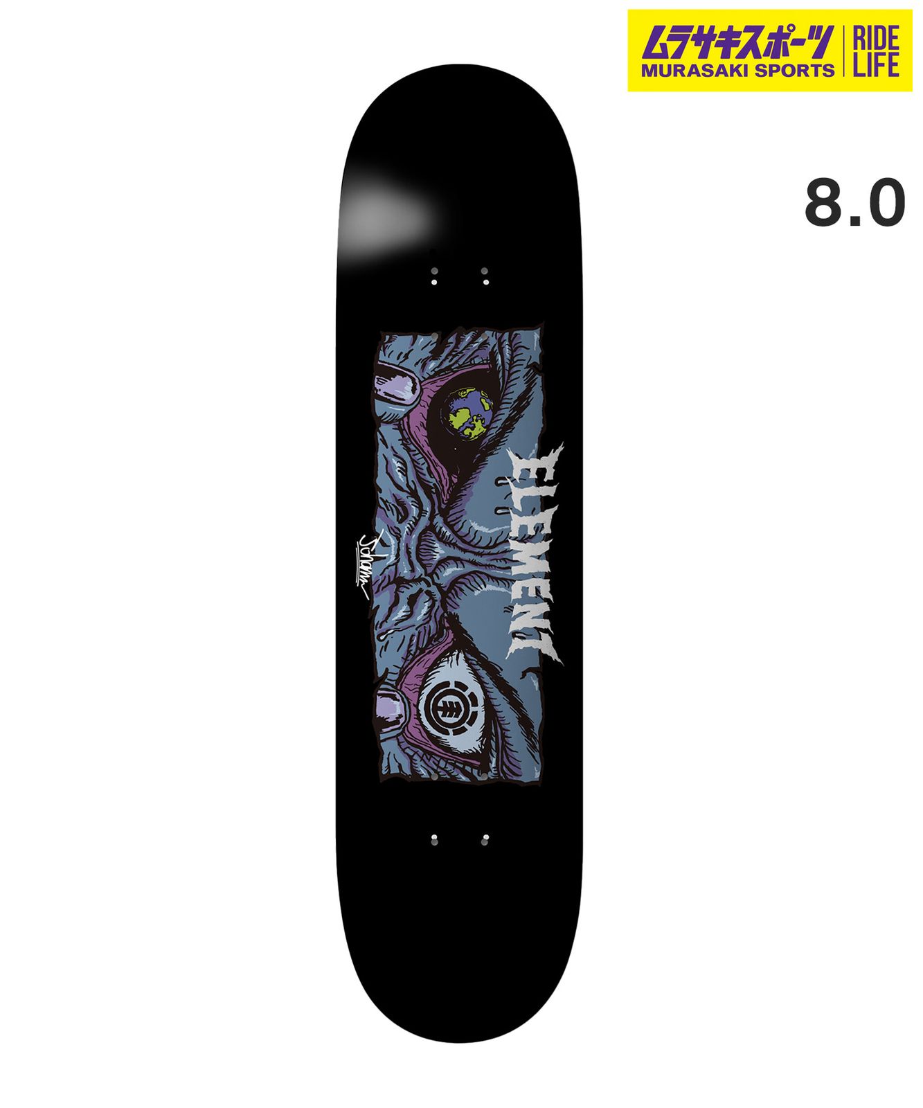 BLACK LABEL STEVE OLSON スケートボードデッキ スケボー Black Label