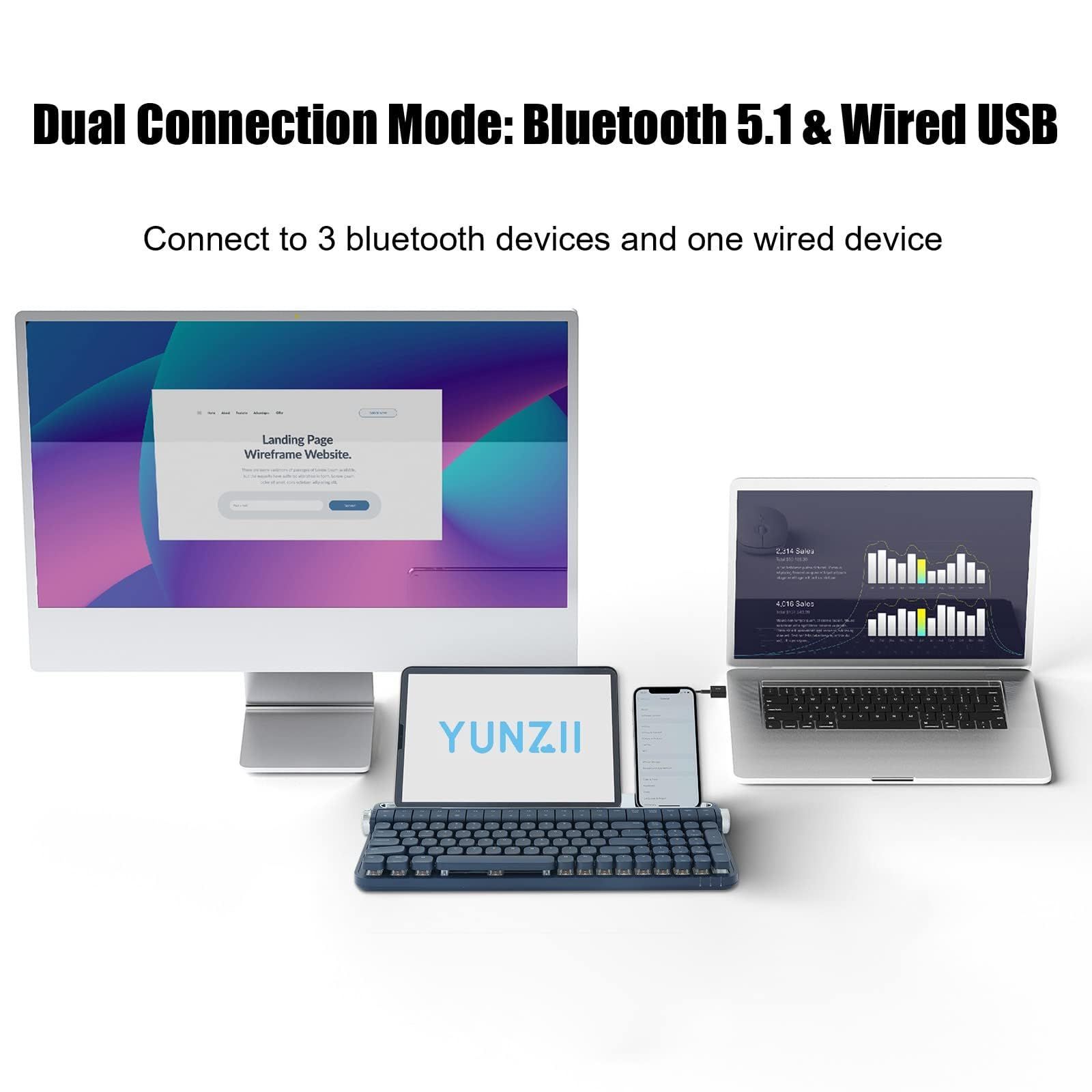 【特価セール】スタンド一体型 ノブ付き デスクトップ ラウンドキー ゲーミングキーボード 有線 PC/ラップトップ Bluetooth メカニカルキーボード 100キー Mac/スマホ/パッド用(Gateron レトロ キ | Keyboard デスクトップ KIKUTANI 特集ジョグダイヤルで操作を効率化!こんなにある、ダイヤル 調節式キーボードスタンド