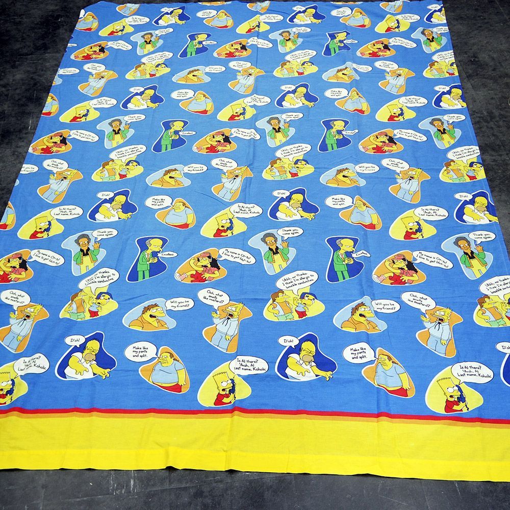 USAヴィンテージ ベッドシーツ リメイク生地 素材 フラットシーツ