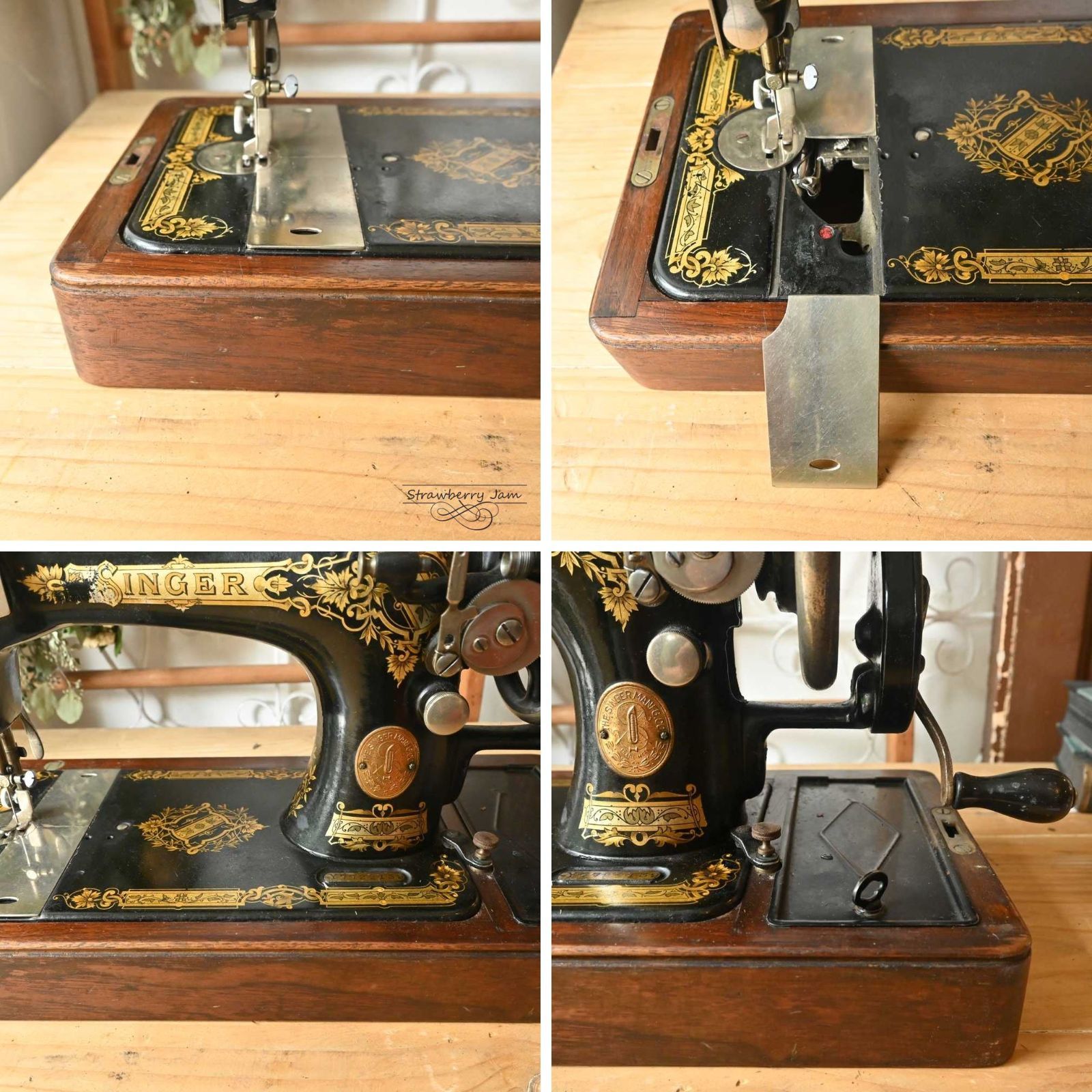 L3705-34-2 英国アンティーク SINGER シンガーミシン ミシン