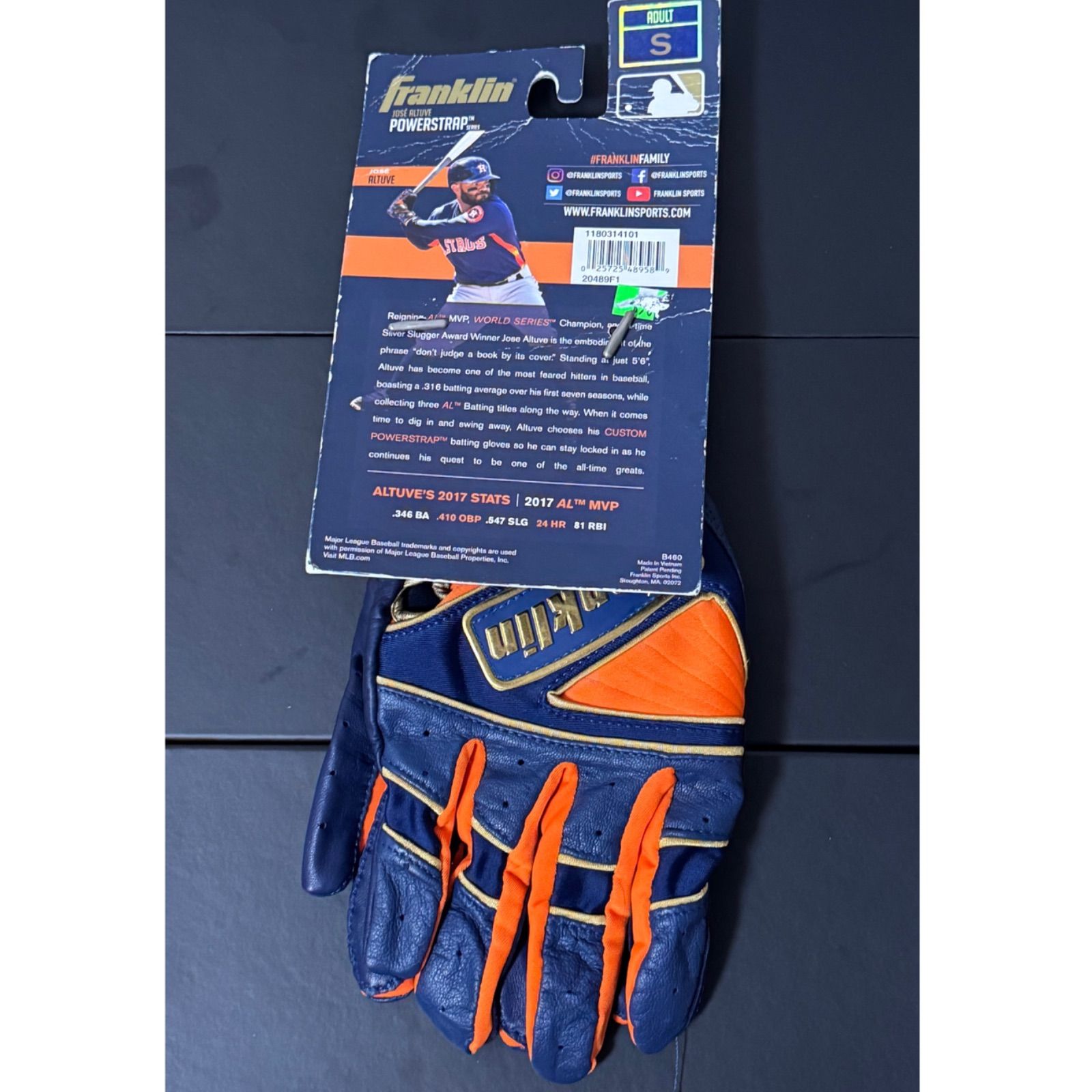 Franklin Powerstrap アルトゥーべモデル Sサイズ バッテ Franklin Powerstrap アルトゥーべモデル Sサイズ バッテ 【2025モデル