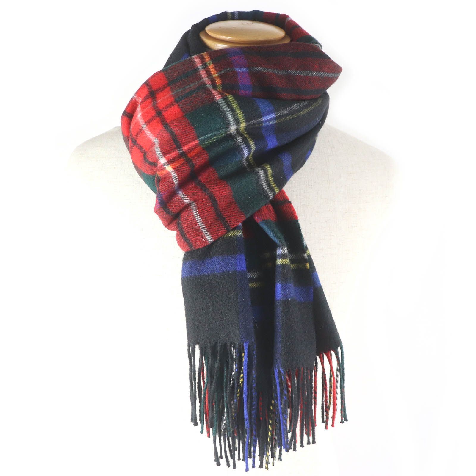 Johnston's Of Elgin◇マフラー/カシミア/NVY/メンズ Johnstons of