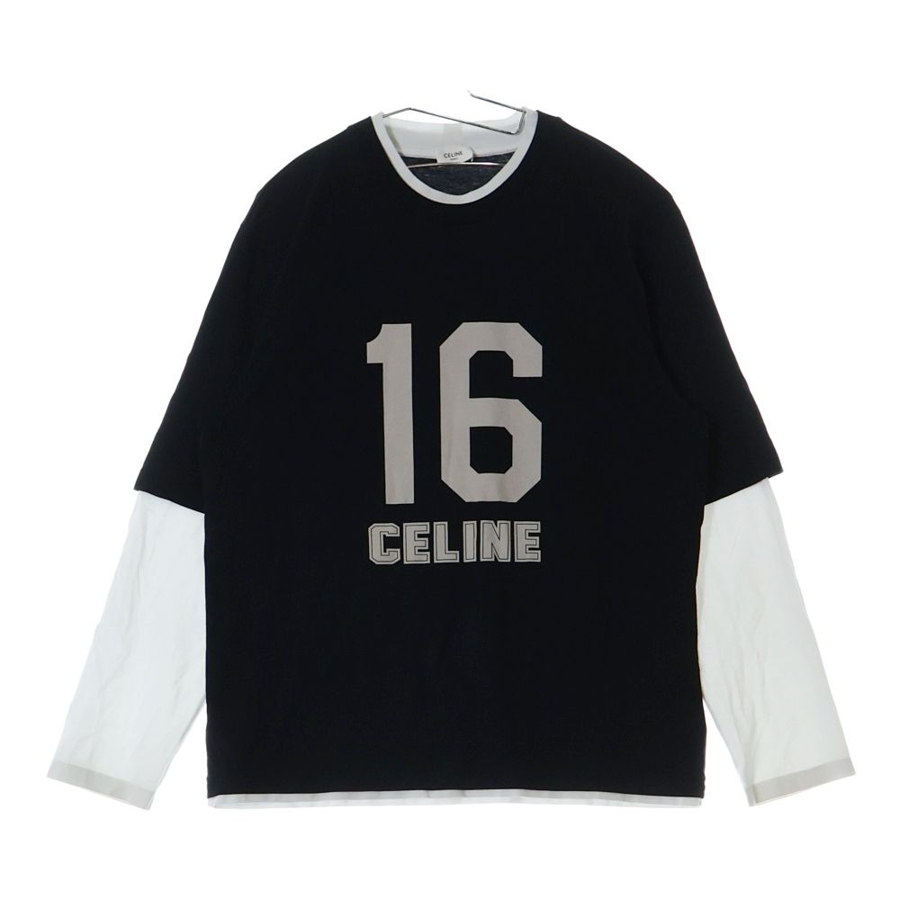 CELINE トリオンフ　長袖 Tシャツ M ブラック/レッド 楽天市場】CELINE Tシャツ（長さ（袖）長袖）（メンズ