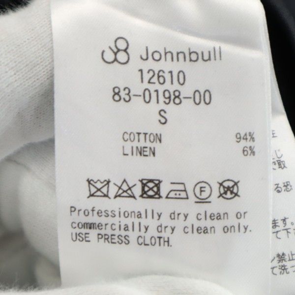 未使用 ジョンブル ジャガード コート L 黒 Johnbull ドビー メンズ 【200502】サイズ表記