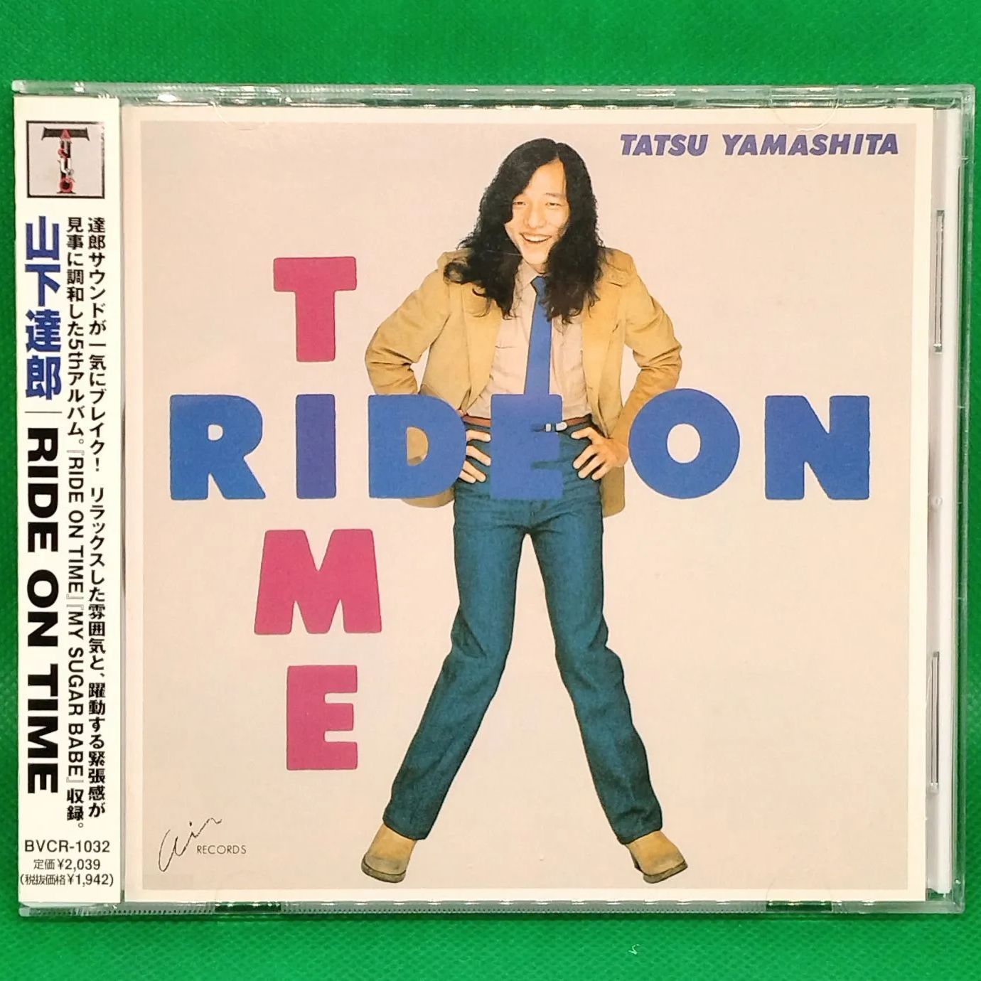 紙ジャケCD ライドオン タイム/山下達郎 : ：山下達郎「 ライドオン・タイム⁄RIDE ON TIME 」CD⁄紙