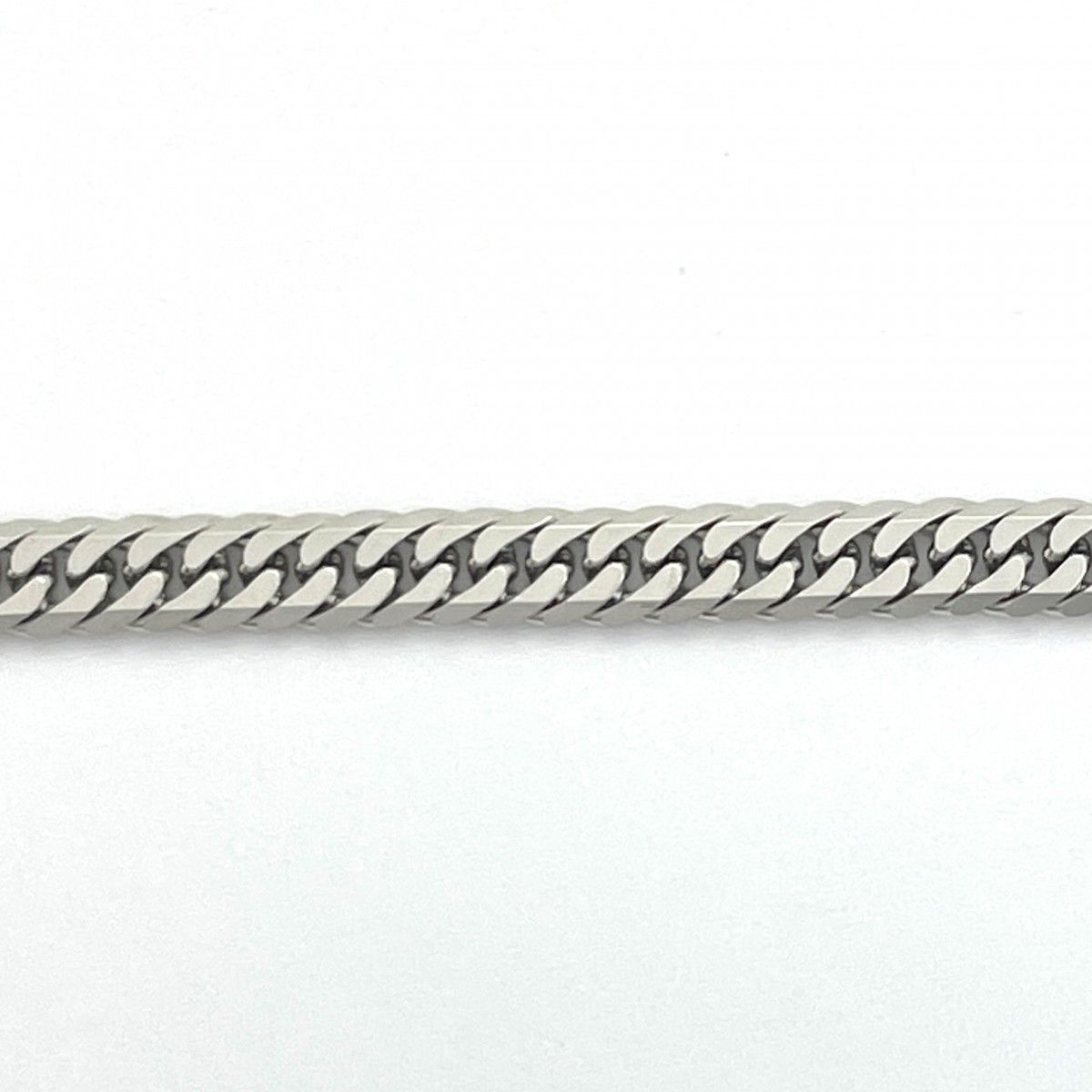 5khe011】喜平 ネックレス Pt850 プラチナ 6面 ダブル 50.2cm 20.3g  