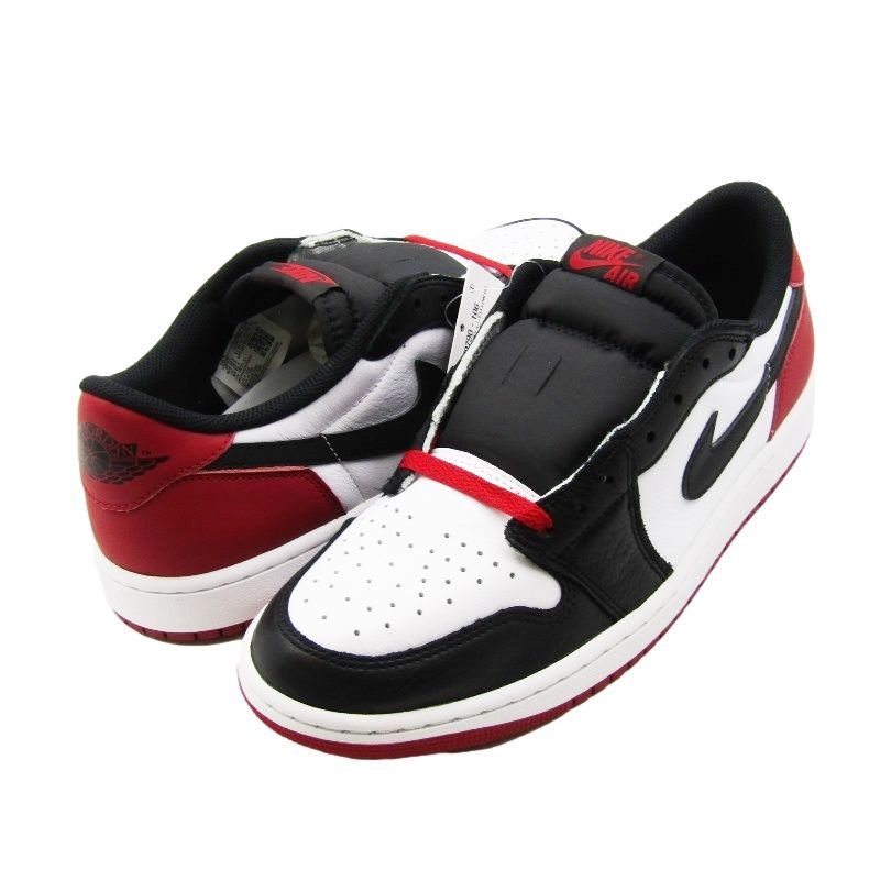 未使用 NIKE ナイキ 28.5cm AIR JORDAN 1 RETRO LOW OG BLACK