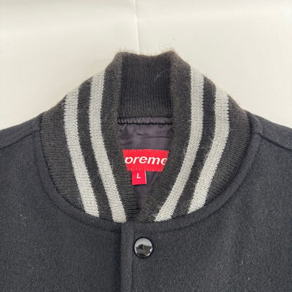Supreme/シュプリーム【02AW】レザー切り替え バックアーチロゴ