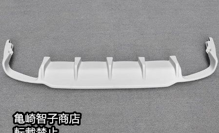 ホンダ シビック 11代目 FL1 ハッチバック用 BLITZ風 4本出し リアアンダースポイラー FRP製 未塗装