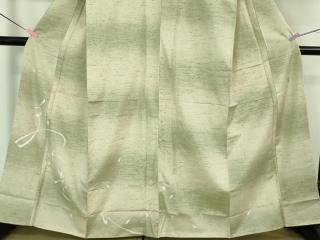 平和屋本店■極上　本加賀友禅作家　鬼島武司　訪問着　ぜんまい紬　契り　やまと誂製　証紙付き　逸品　未使用　DZAA6666kh5 平和屋本店□極上 本加賀友禅作家 鬼島武司 訪問着 ぜんまい紬 契り