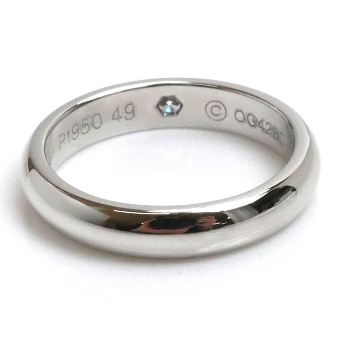 Cartier 結婚指輪 ウェディングリング PT950 Cartier カルティエ 1895 ウェディング リング 指輪 ダイヤモンド