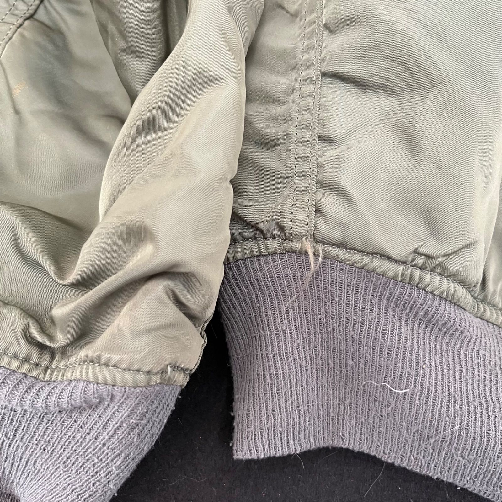 F ALPHA INDUSTRIES アルファ インダストリー 旧タグ90年代初期