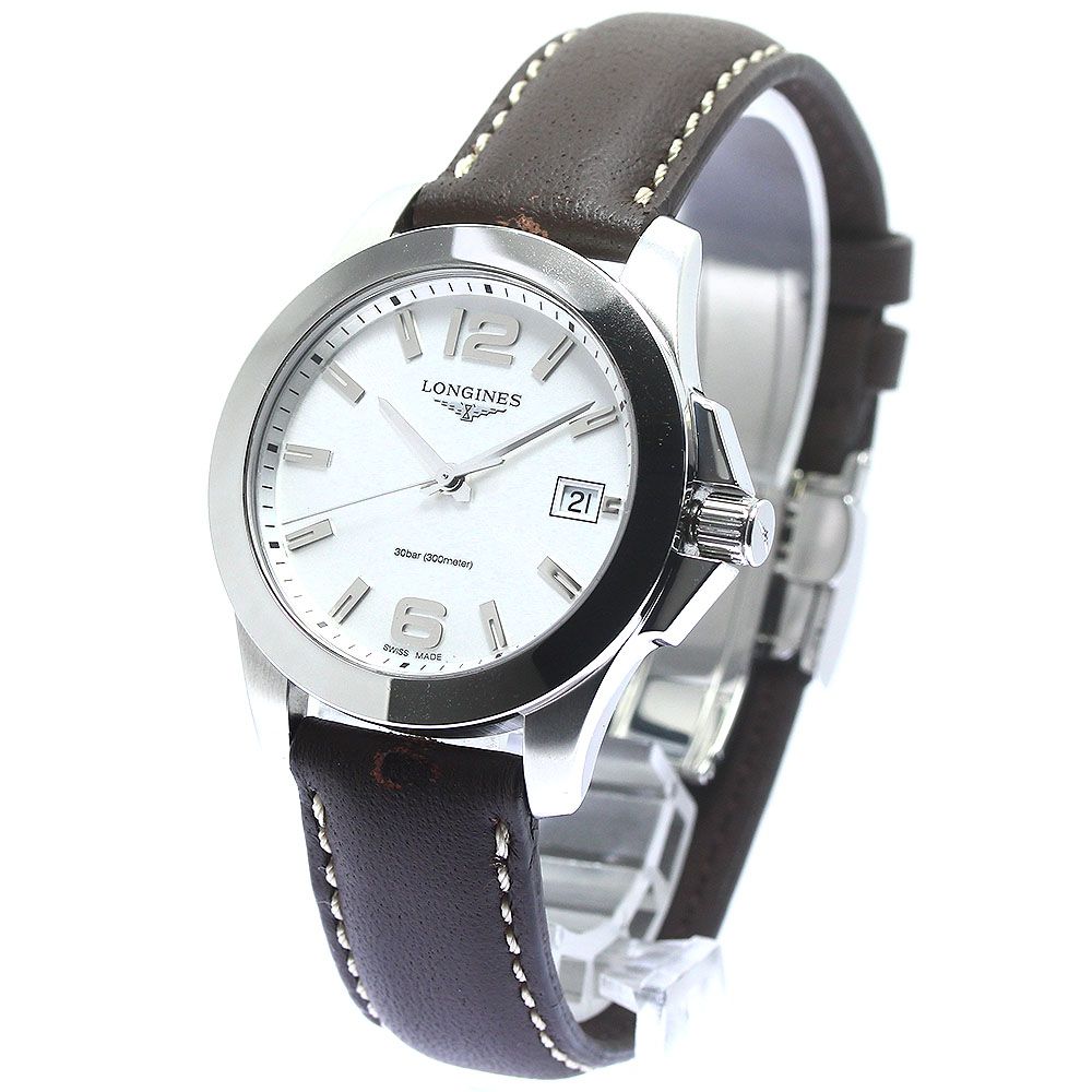 ロンジン LONGINES L3.377.4 コンクエスト デイト クォーツ ボーイズ 美品 _767815 ロンジン LONGINES L3.377.4 コンクエスト デイト クォーツ ボーイズ美