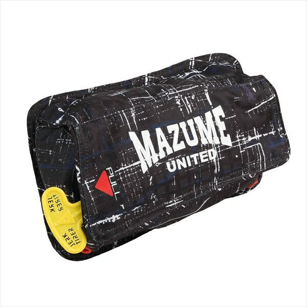 オレンジブルー ライフジャケット MZLJ-776mazume インフレータブルポーチ ウエストバッグ取付用 ブラックカスリ浮力7.5