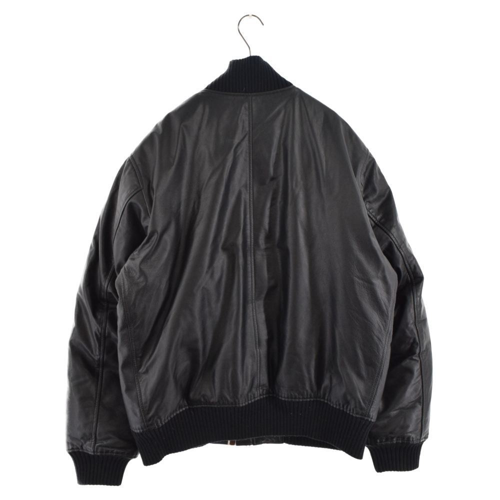 APEカウレザーMA-1ダウンジャケット