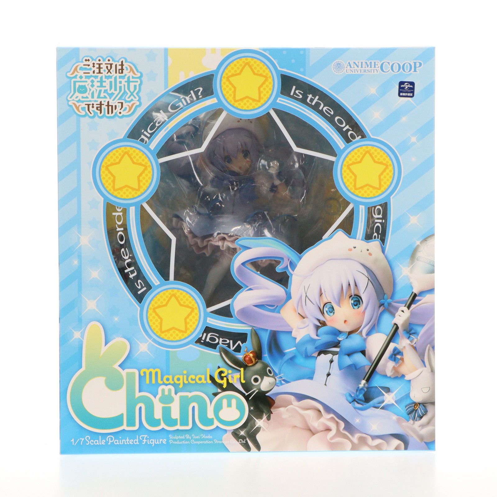 UNIVER - 海外販売用パッケージ仕様 魔法少女チノ ご注文はうさぎですか?? 1/7 完成品 フィギュア ANIME UNIVERCITY COOP限定 ANIME UNIVERSITY COOP(アニメユニバーシティコープ) 海外販売用パッケージ仕様 魔法少女チノ ご注文はうさぎですか