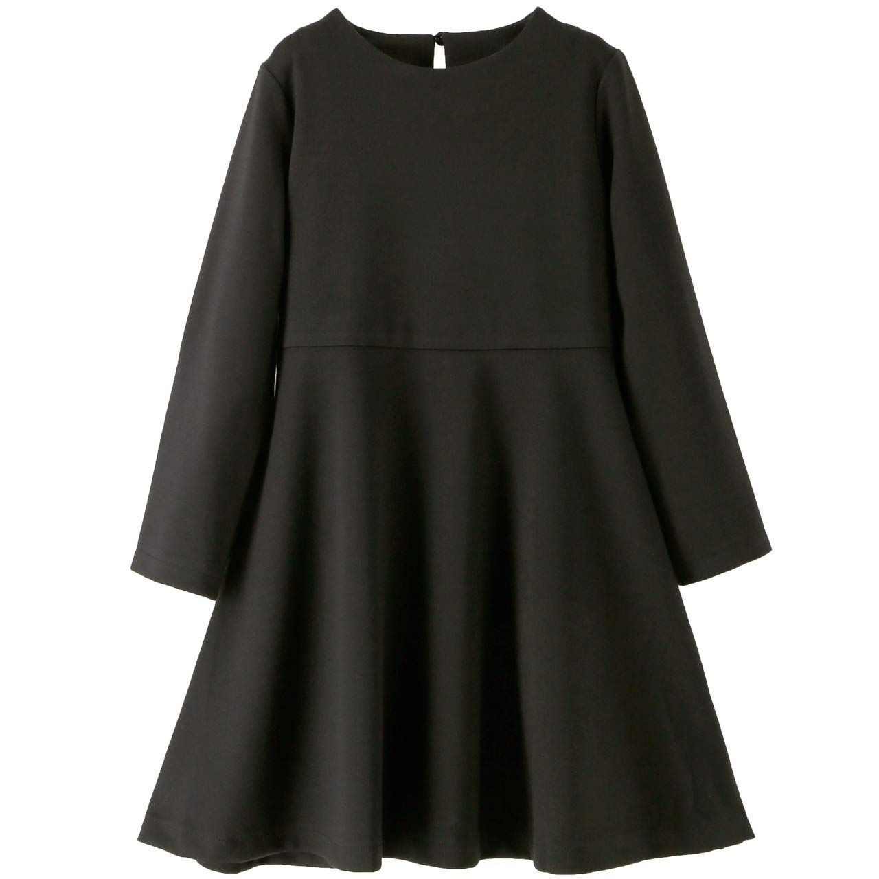 特価セールキャサリンコテージ ワンピース シンプルワンピース フォーマル 法事 冠婚葬祭 式服 CC0713 ガールズ ブラック長袖BK2J