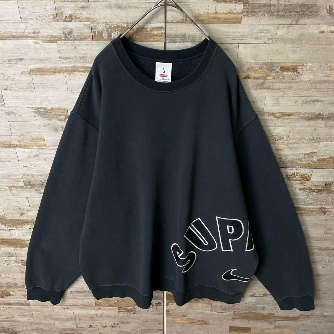 03160 U XL コラボ シュプリーム | Supreme × ナイキ | NIKE アーチビッグロゴ スウェット