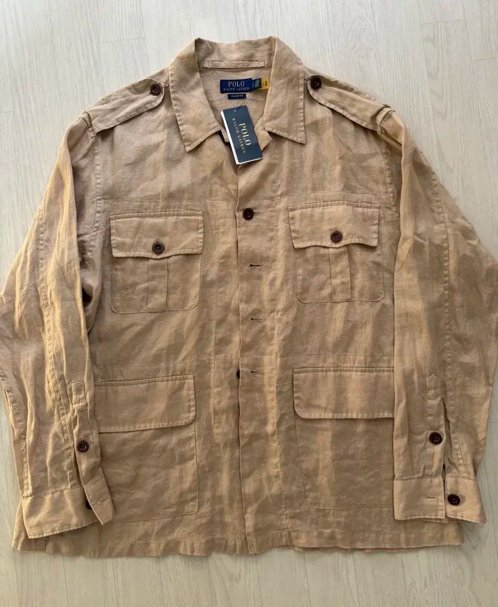 ポロ Ralph Lauren ラルフローレン ジャングルファティーグ リネン シャツ