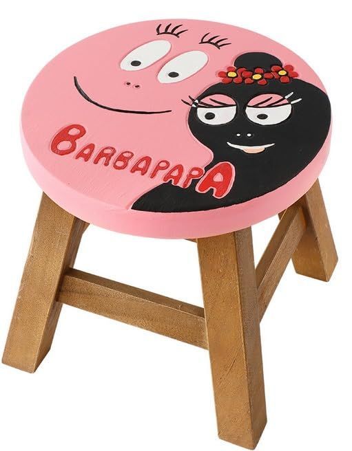 【人気商品】ラウンドスツール バーバパパu0026ママA