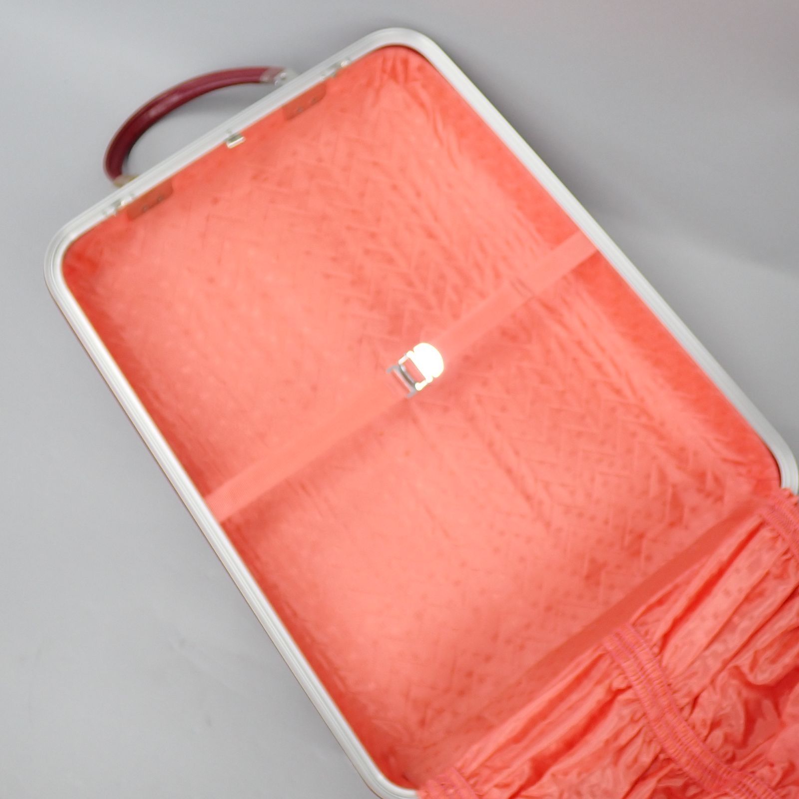 SUNCO サンコー スーツケース 旅行かばん 赤 レッド 昭和レトロ