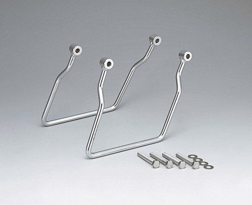 Style 左右セット キジマ Kijima バイクパーツ サイドバッグサポート スチール製 ドラッグスター400 96- 09 左右セット クロームメッキ 210-456