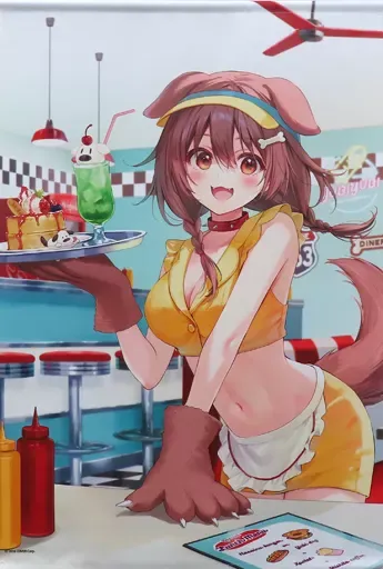 2025年最新】戌神ころね誕生日記念2022 ダイナー風B2タペストリーの